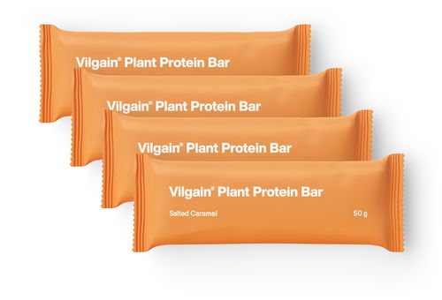 Vilgain Vegán fehérjeszelet – fahéjas latte 50 g 
