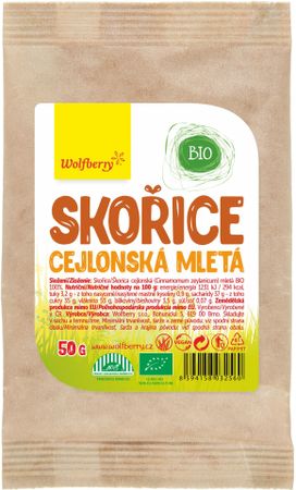 Wolfberry Skořice cejlonská BIO