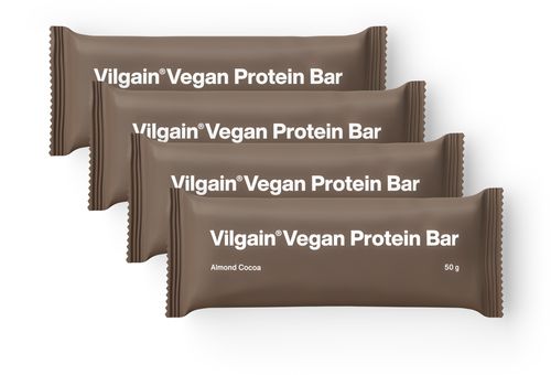 Vilgain Vegán fehérjeszelet – fahéjas latte 50 g 