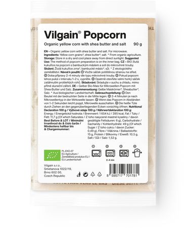 Vilgain BIO Mikrowellen-Popcorn