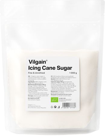 Vilgain Organic Icing Cane Sugar