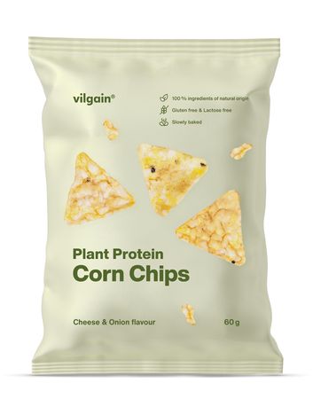 Vilgain Kukuřičné proteinové chipsy BIO