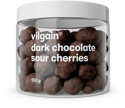 Sauerkirschen in dunkler Schokolade