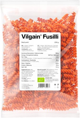 Vilgain BIO Fusilli tészta