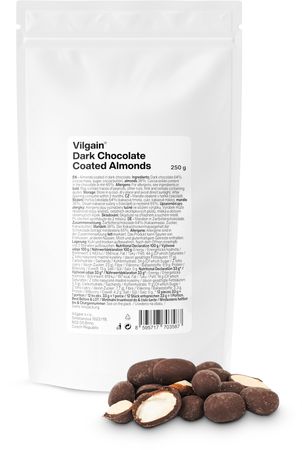 Vilgain Dark Chocolate Coated Almonds