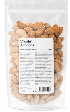 Vilgain Almonds Dry Roasted