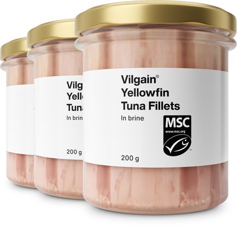 Sárgaúszójú tonhal filé saját levében - konzerv 