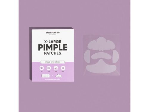 Breakout+aid XL Náplasti na ošetření problematické pleti s kyselinou salicylovou a retinolem