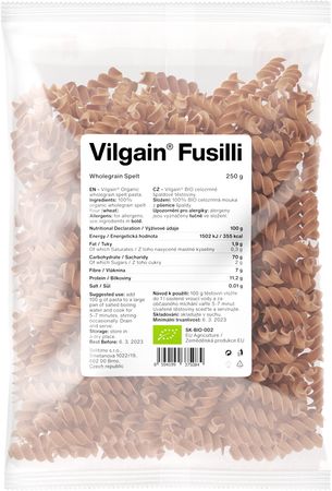 Vilgain Makaron fusilli BIO