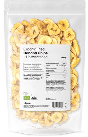 Banánové chipsy BIO
