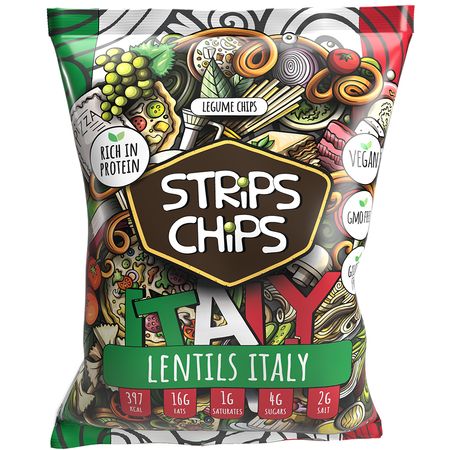 Strips Chips Lentils Italy