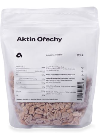 Aktin Arašidy lúpané pražené na sucho