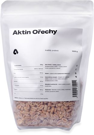 Aktin Arašidy lúpané pražené na sucho