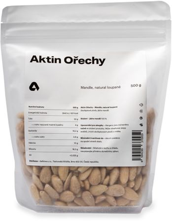 Aktin Mandle natural loupané