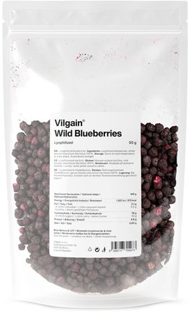 Vilgain Gefriergetrocknete Wildheidelbeeren