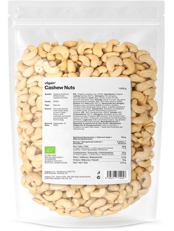 Vilgain Organic Cashew Nuts