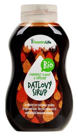 Country Life Sirup datľový BIO