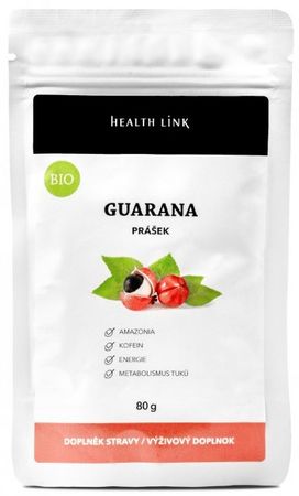 Health Link Guarana prášek BIO