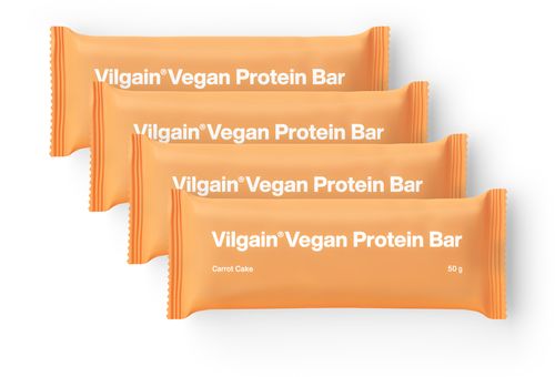 Vilgain Vegán fehérjeszelet – fahéjas latte 50 g 