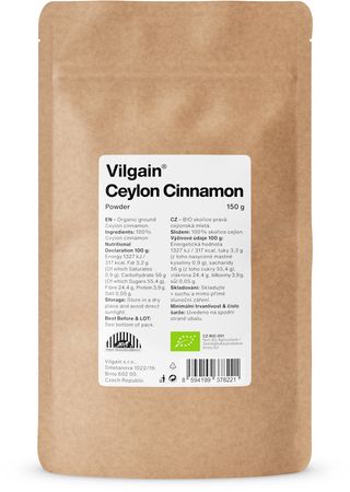 Vilgain Organic Ceylon Cinnamon