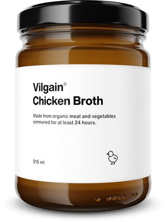 Vilgain Organic Chicken Broth without Salt