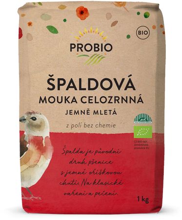 Probio Mouka celozrnná špaldová BIO