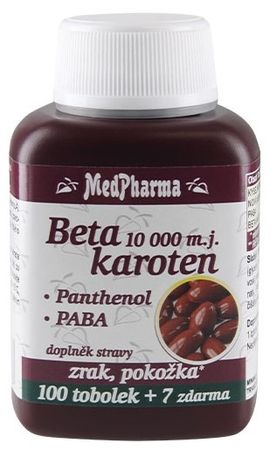 MedPharma Beta karotén 10.000 m.j. + Panthenol + PABA