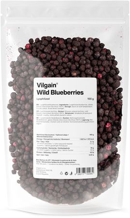 Vilgain Gefriergetrocknete Wildheidelbeeren