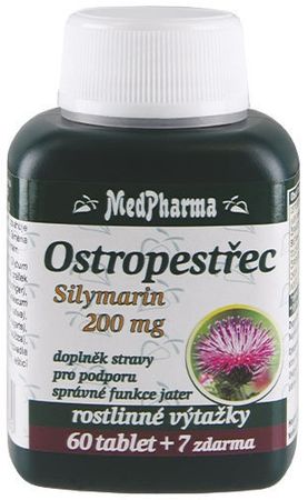 MedPharma Ostropestřec Silymarin 200 mg