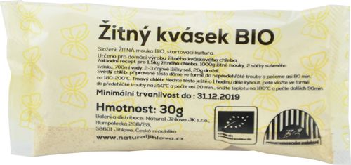 Natural Jihlava Ražný kvások BIO