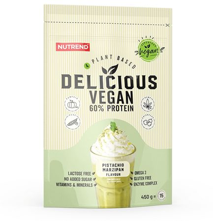 Nutrend Delicious Vegan Protein – pisztácia/marcipán 30 g