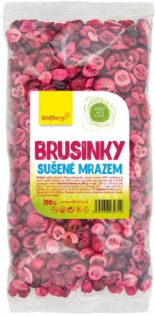 Wolfberry Brusinky sušené mrazem