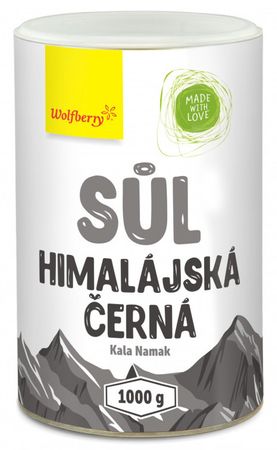 Wolfberry Himalájska soľ čierna Kala Namak