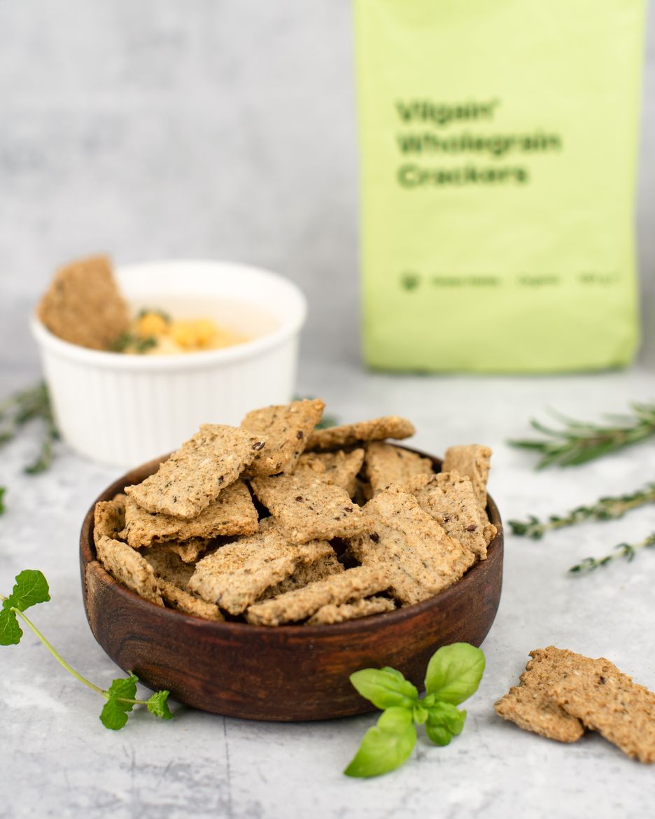 Vilgain Organic Wholegrain Crackers