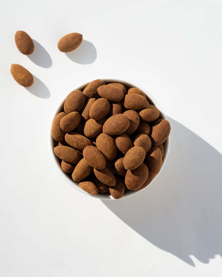 Mandeln in Schokolade