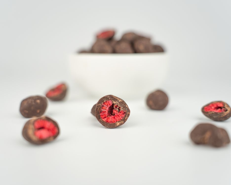 Vilgain Chocolate Coated Raspberries