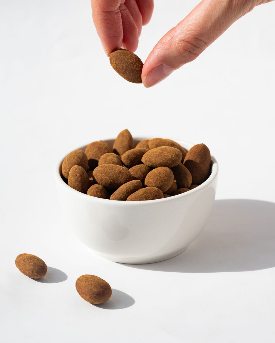 Mandeln in Schokolade