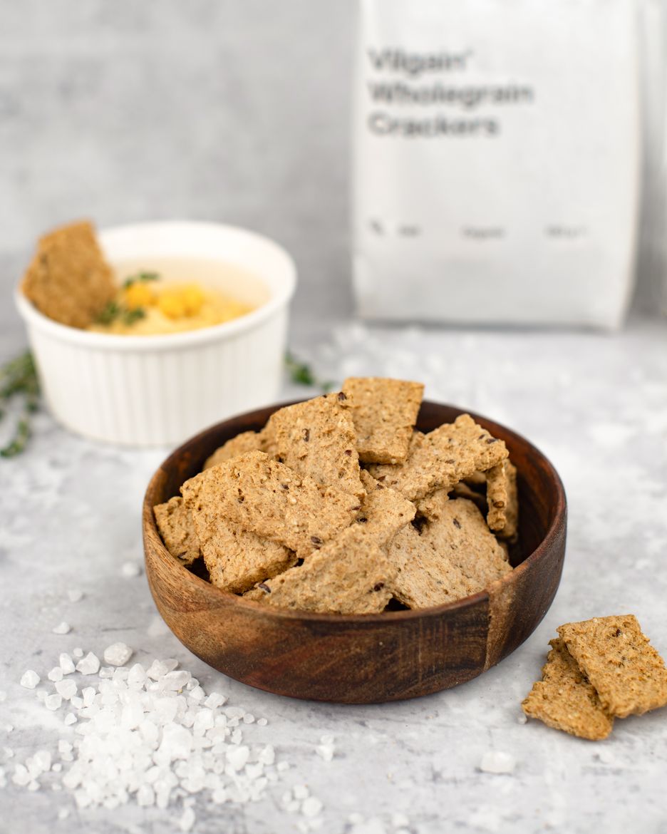 Vilgain Organic Wholegrain Crackers