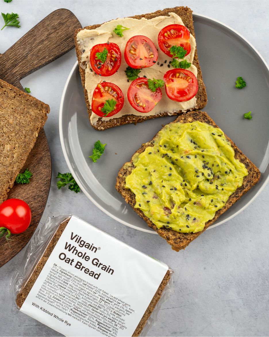 Vilgain Organic Whole Grain Oat Bread