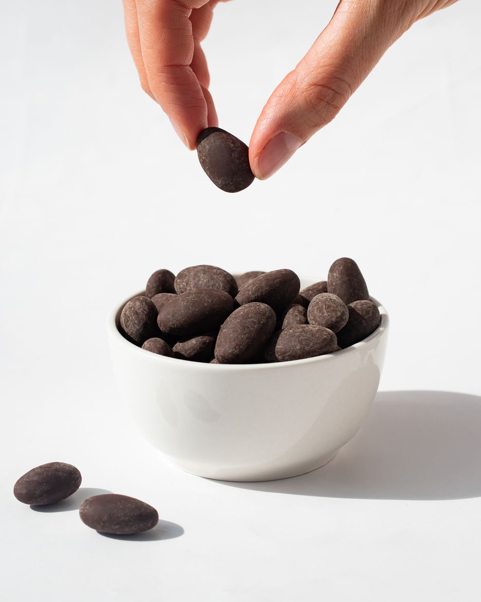 Mandeln in Schokolade