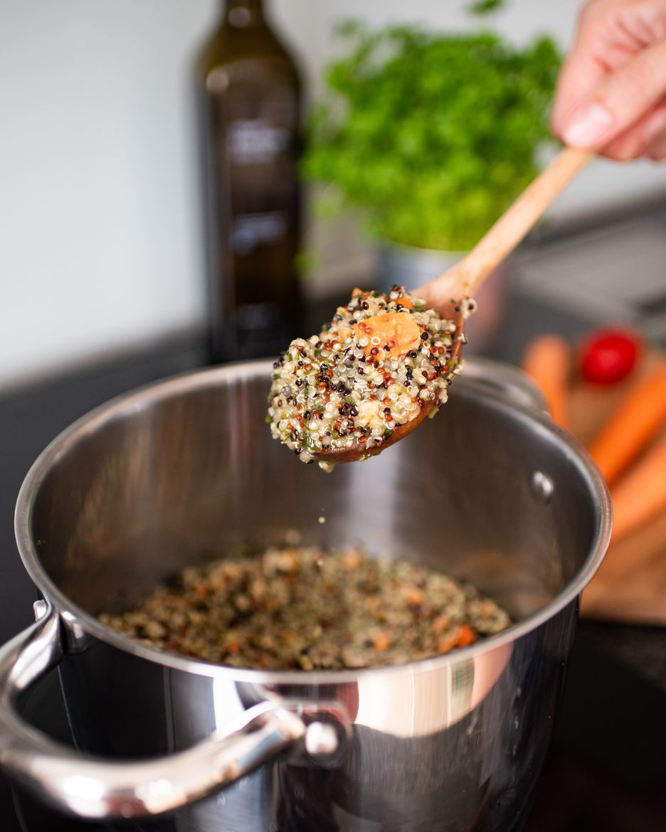 Vilgain Quinoa mit Shiitake und Haselnüssen