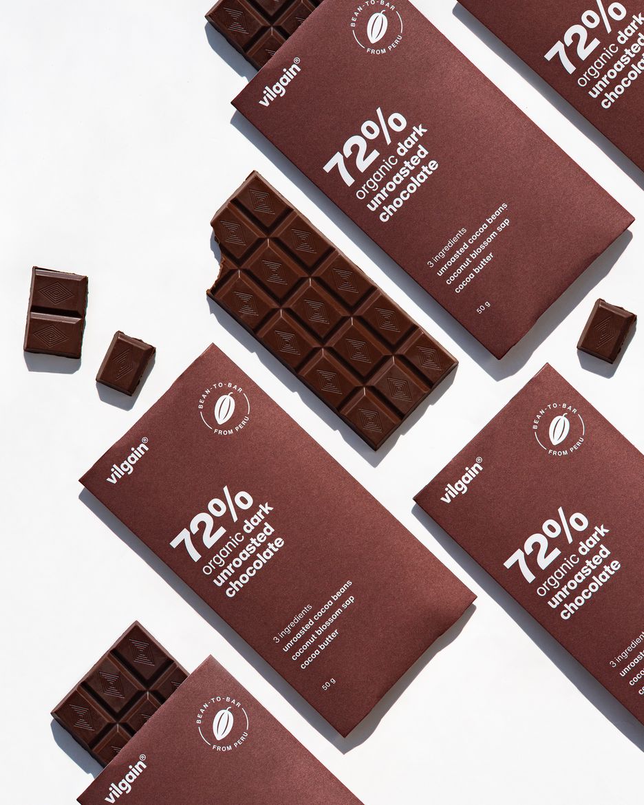 Organic Dark Unroasted Chocolate