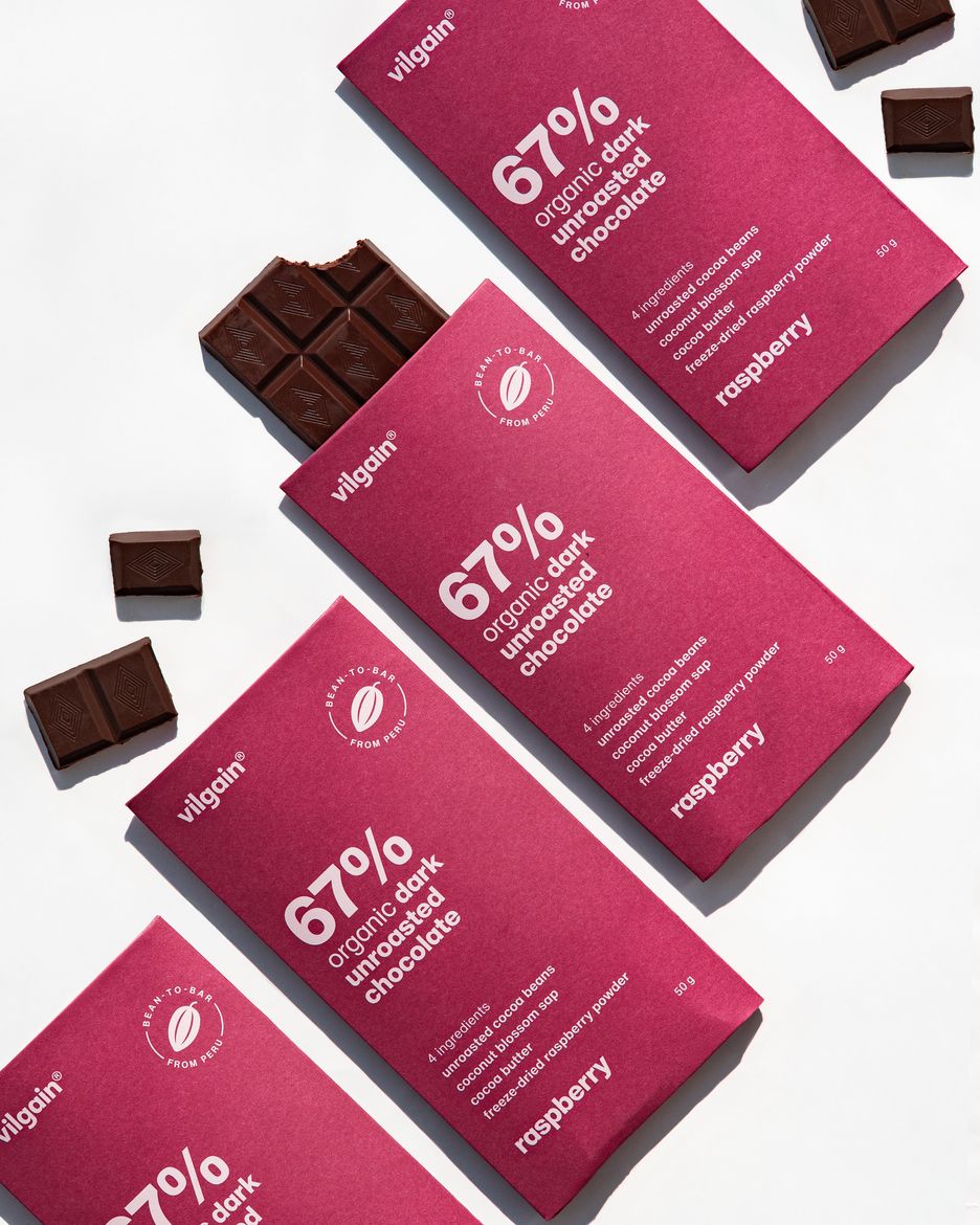 Organic Dark Unroasted Chocolate
