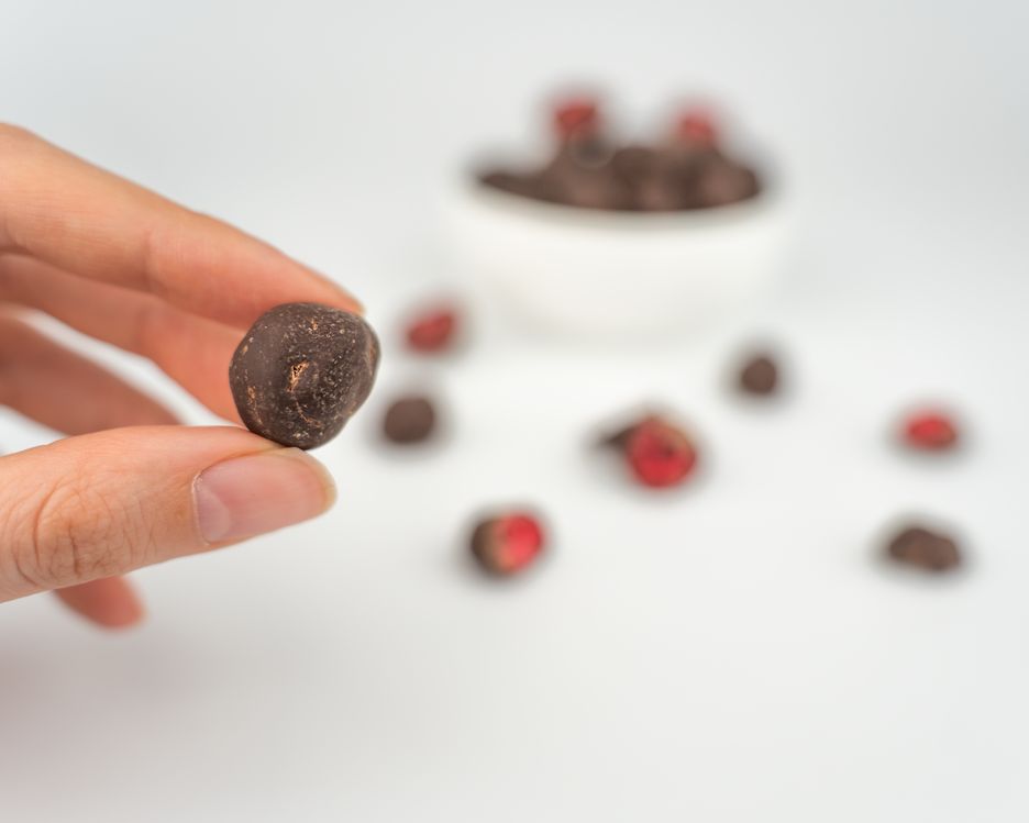 Vilgain Chocolate Coated Raspberries