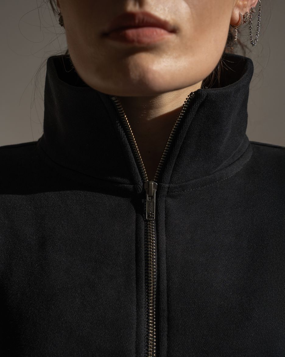 Vilgain Cotton Half Zip Sweatshirt