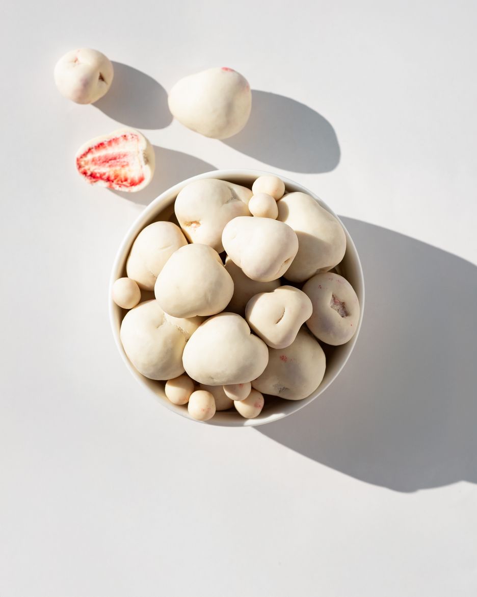 Căpșuni liofilizate în ciocolată