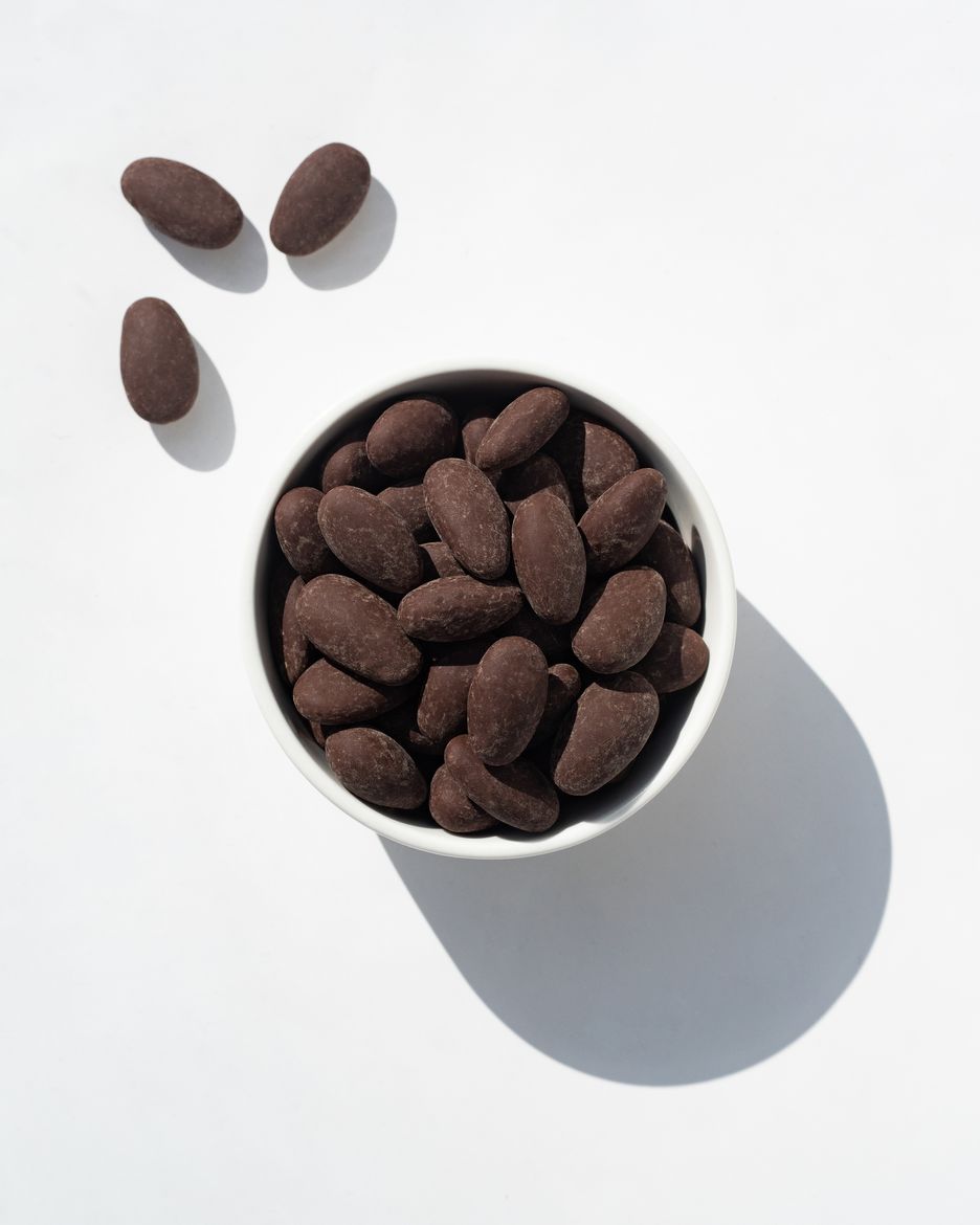 Mandeln in Schokolade