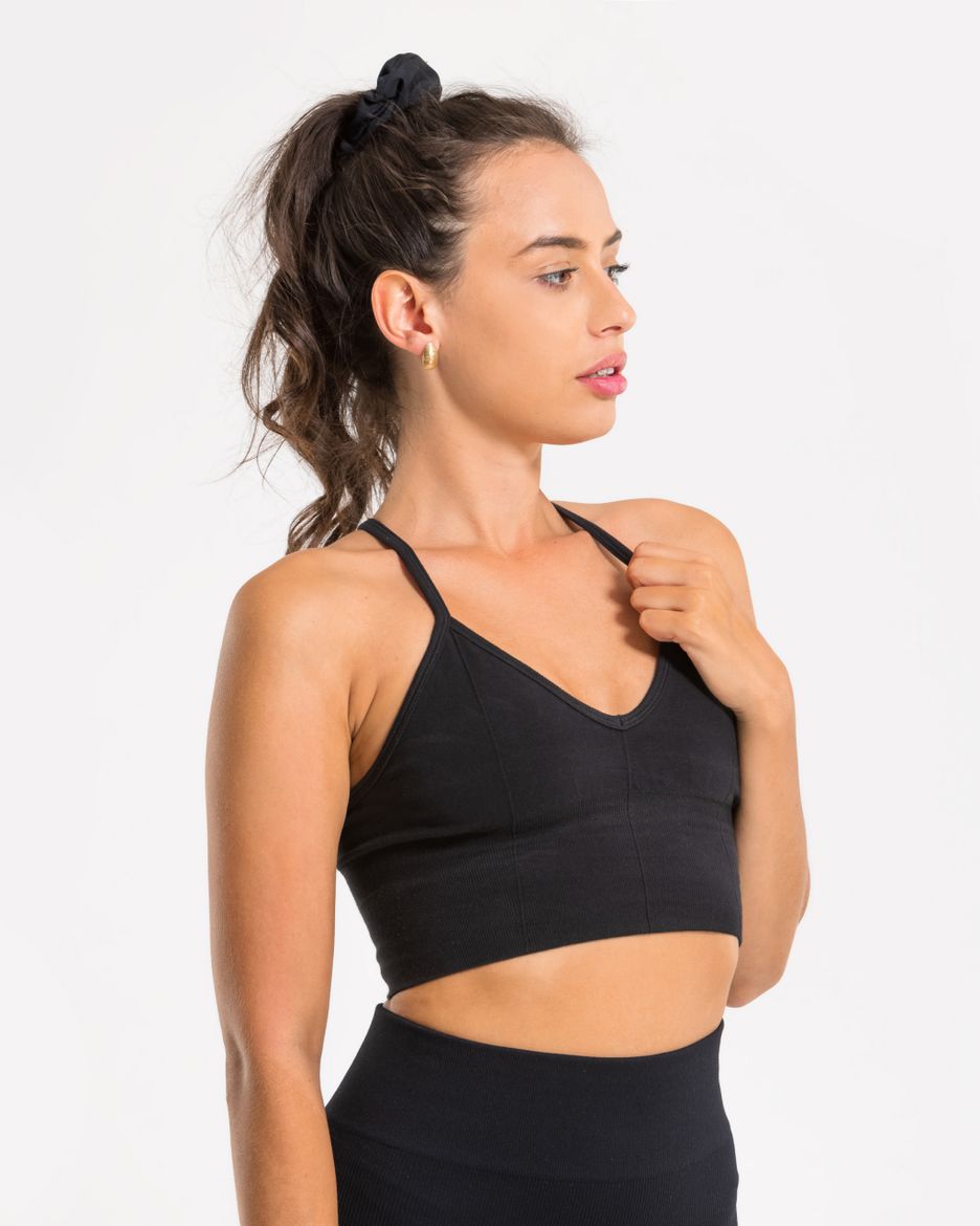 Vilgain Seamless ribbed bra without underwire