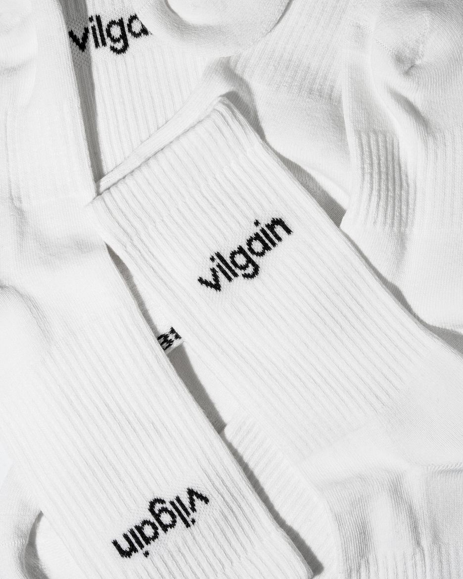 Organic Logotype Crew Socks
