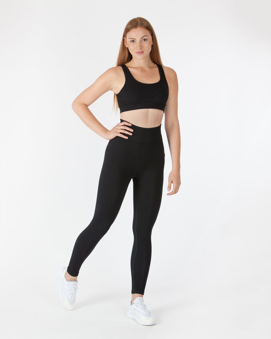 aim'n® RIBBED SEAMLESS - Leggings - khaki - Zalando.de